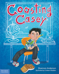 Book Cover for Coasting Casey by Shannon Anderson