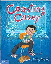 Book Cover for Coasting Casey by Shannon Anderson