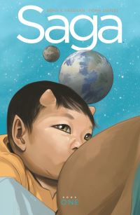 Book Cover for Saga. Book One by Brian K Vaughan