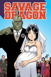 Book Cover for Savage Dragon. Growing Pains by Erik Larsen
