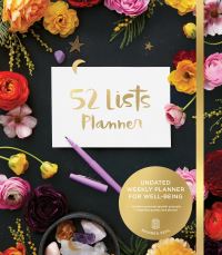 Book Cover for 52 Lists Planner by Moorea Seal