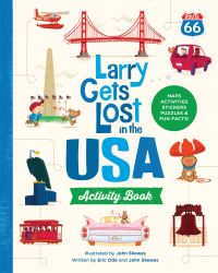 Book Cover for Larry Gets Lost in the USA Activity Book (With Stickers!) by Birdhouse Kids Media, Eric Ode, Edouard Sitbon