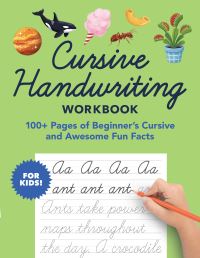 Book Cover for Cursive Handwriting Workbook by Little Bigfoot