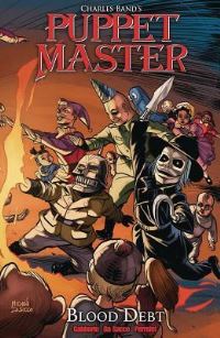 Book Cover for Charles Band's Puppet Master 4 Blood Debt by Shawn Gabborin