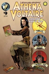 Book Cover for Athena Voltaire and the Terror on the Orient Express by Steve Bryant, DC Alonso