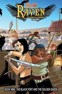 Book Cover for The Black Fort and the Golden Queen by Jeremy Whitley