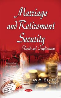 Book Cover for Marriage and Retirement Security by Ian M. Styles
