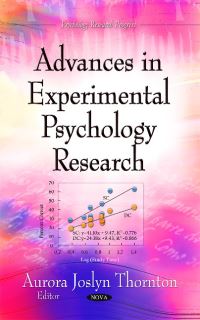 Book Cover for Advances in Experimental Psychology Research by Aurora Joslyn Thornton