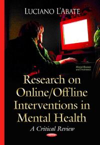 Book Cover for Research on Online/offline Interventions in Mental Health by Luciano LAbate