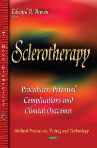 Book Cover for Sclerotherapy by Edward R Brown