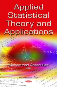Book Cover for Applied Statistical Theory and Applications by Mohammad Ahsanullah