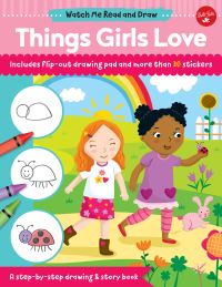 Book Cover for Watch Me Read and Draw: Things Girls Love by Samantha Chagollan
