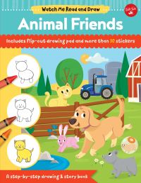 Book Cover for Watch Me Read and Draw: Animal Friends by Samantha Chagollan
