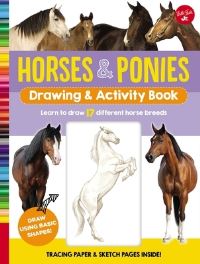 Book Cover for Horses & Ponies Drawing & Activity Book by Walter Foster Jr Creative Team