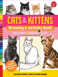 Book Cover for Cats & Kittens Drawing & Activity Book by Walter Foster Jr Creative Team