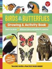 Book Cover for Birds & Butterflies Drawing & Activity Book by Walter Foster Jr Creative Team