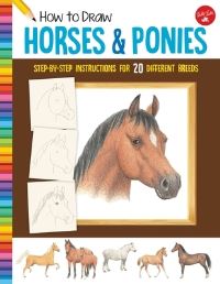 Book Cover for How to Draw Horses & Ponies by Russell Farrell