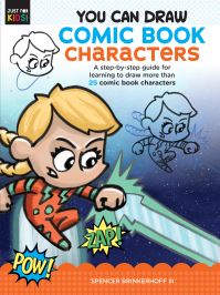 Book Cover for You Can Draw Comic Book Characters by Spencer Brinkerhoff