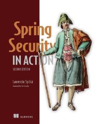 Book Cover for Spring Security in Action by Laurentiu Spilca