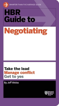 Book Cover for HBR Guide to Negotiating by Jeff A Weiss