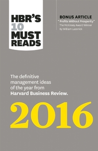 Book Cover for HBR's 10 Must Reads 2016 by 