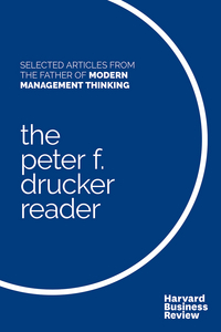Book Cover for The Peter F. Drucker Reader by Peter F Drucker