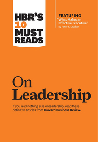Book Cover for HBR's 10 Must Reads on Leadership (With Featured Article 