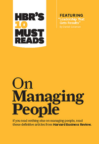 Book Cover for HBR's 10 Must Reads on Managing People (With Featured Article 