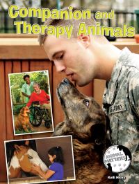 Book Cover for Companion and Therapy Animals by Kelli Hicks