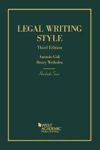 Book Cover for Legal Writing Style by Antonio Gidi, Henry Weihofen