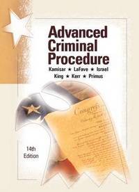 Book Cover for Advanced Criminal Procedure by Yale Kamisar