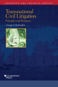 Book Cover for Transnational Civil Litigation by George Rutherglen