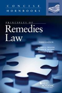 Book Cover for Principles of Remedies Law by Russell L. Weaver, Elaine W. Shoben, Michael B. Kelly
