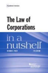 Book Cover for The Law of Corporations in a Nutshell by Richard D Freer, Robert W Hamilton