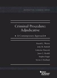 Book Cover for Criminal Procedure, Adjudicative by Russell L Weaver