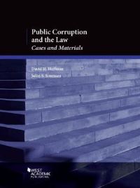 Book Cover for Public Corruption and the Law by David H. Hoffman