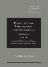 Book Cover for Public Sector Employment by Martin H. Malin, Ann C. Hodges, Joseph E. Slater, Jeffrey M. Hirsch, Labor Law Group (U.S.)