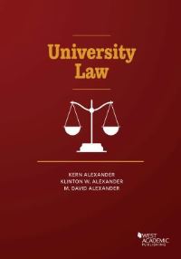 Book Cover for University Law by Kern Alexander, Klinton W. Alexander, M. David Alexander