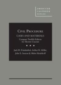 Book Cover for Civil Procedure by Jack H. Friedenthal, Arthur R. Miller, John Edward Sexton, Helen Hershkoff