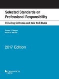 Book Cover for Selected Standards on Professional Responsibility by Thomas Morgan, Ronald Rotunda