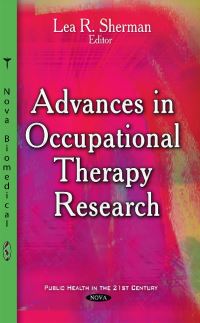 Book Cover for Advances in Occupational Therapy Research by Lea R. Sherman