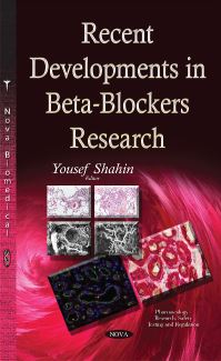 Book Cover for Recent Developments in Beta-Blockers Research by Yousef Shahin