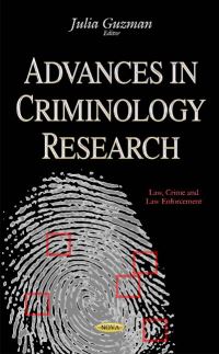 Book Cover for Advances in Criminology Research by Julia Guzman
