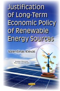 Book Cover for Justification of Long-Term Economic Policy of Renewable Energy Sources by Valentinas Klevas