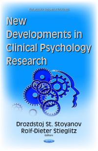 Book Cover for New Developments in Clinical Psychology Research by Drozdstoj Stoyanov, Rolf-Dieter Stieglitz