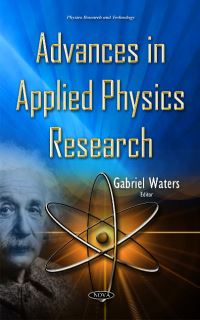 Book Cover for Advances in Applied Physics Research by Gabriel Waters