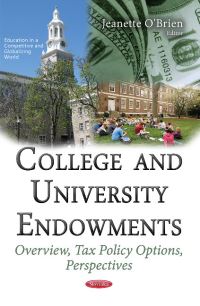 Book Cover for College and University Endowments by Jeannette O'Brien