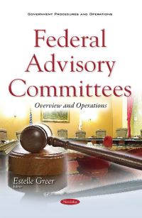 Book Cover for Federal Advisory Committees by Estelle Greer