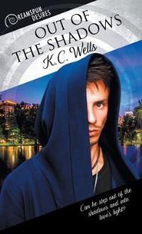 Book Cover for Out of the Shadows by K C Wells, Copyright Paperback Collection Library of Congress