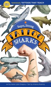 Book Cover for Super, Strong Tattoo Sharks by Artemis Roehrig